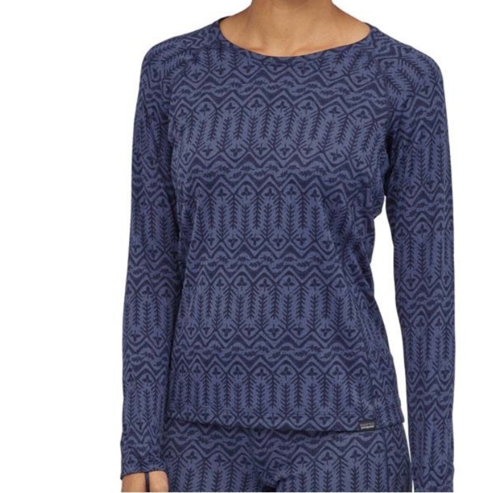 Patagonia Women's Capilene Midweight Crewneck long-sleeve top.
